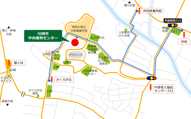同愛会 周辺地図